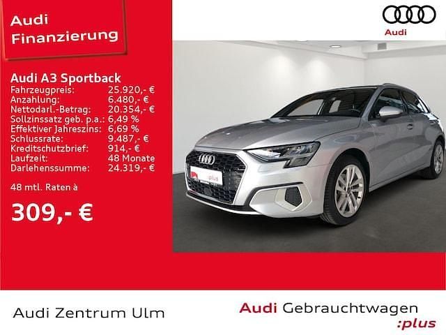 Florettsilber metallic Gebraucht 2024 Audi A3 Advanced Plus Limousine | 25.920 € (Guter Preis) - Bild 1/4