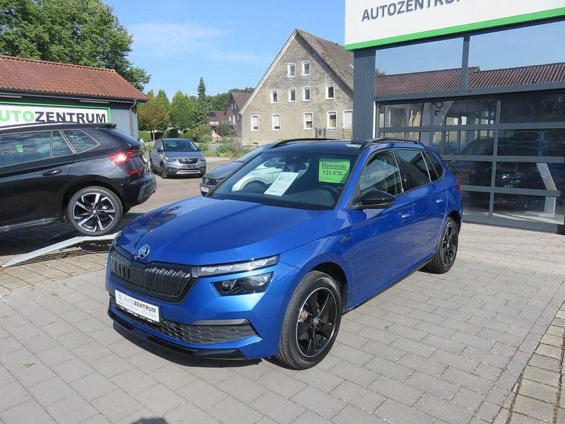 Blau Gebraucht 2022 Skoda Kamiq Monte Carlo SUV | 21.970 € (Fairer Preis) - Bild 1/4
