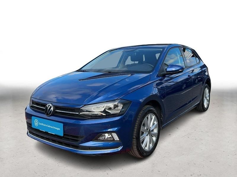 Gebraucht VW Polo Highline 95 PS (69 kW) 2021 Blau Kleinwagen