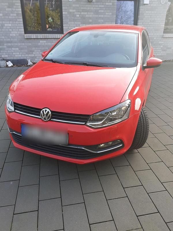 Gebraucht VW Polo Allstar 75 PS (55 kW) 2016 Rot Kleinwagen