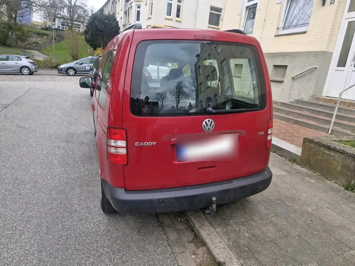 Usata VW Caddy 2013 Rosso Monovolume