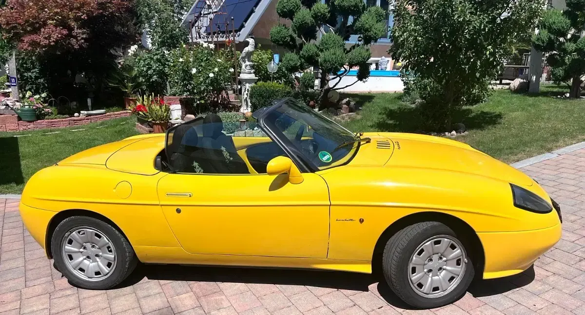 Gebraucht Fiat Barchetta 131 PS (96 kW) 1997 Gelb Cabrio