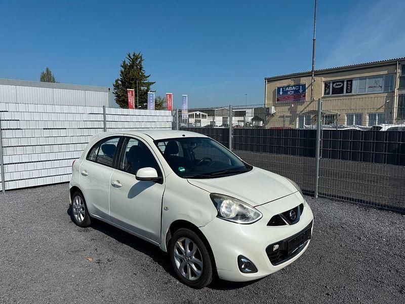 Gebraucht Nissan Micra Visia 80 PS (58 kW) 2015 Weiß Kleinwagen