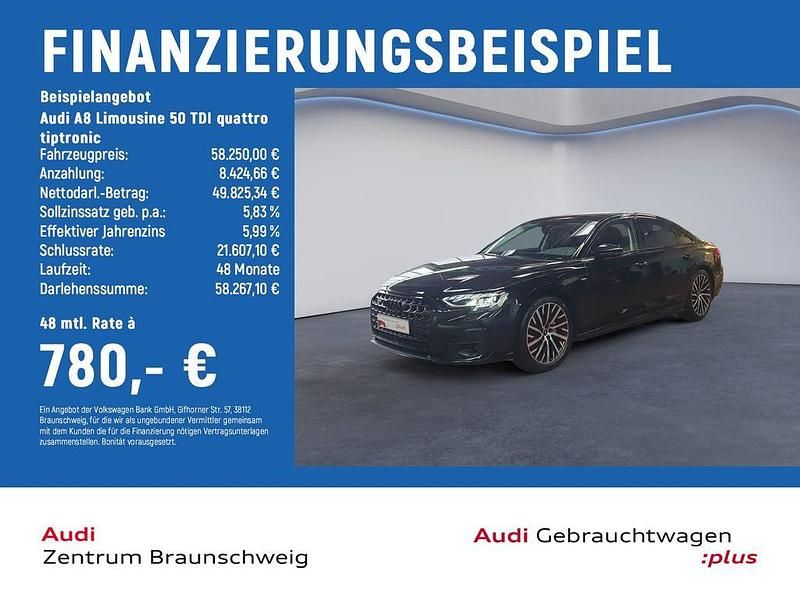 Gebraucht Audi A8 Ambiente 286 PS (210 kW) 2023 Mythosschwarz metallic Limousine