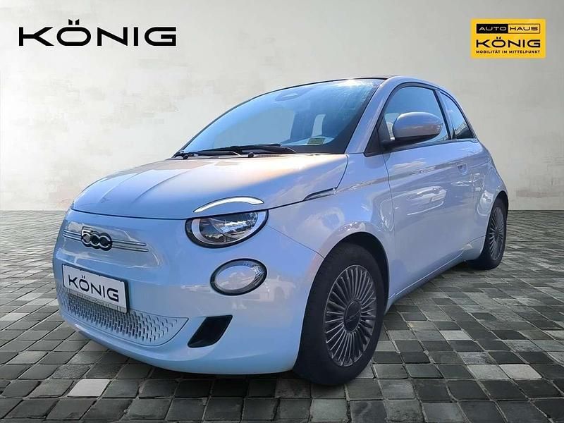 Hellblau Gebraucht 2022 Fiat 500e Icon Cabrio | 22.490 € (Fairer Preis) - Bild 1/4