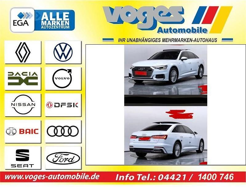 Gebraucht Audi A6 Design 204 PS (150 kW) 2021 Glacier white metallic Limousine