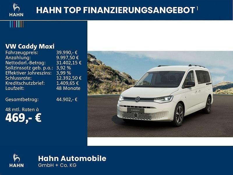 Neu VW Caddy Maxi 116 PS (85 kW) 2026 Weiß Van / Kleinbus