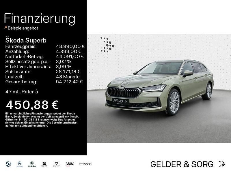 Gelb Gebraucht 2024 Skoda Superb Selection Kombi | 48.990 € (Etwas zu teuer) - Bild 1/4