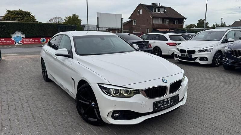 Weiß (alpinweiss iii) Gebraucht 2018 BMW 418 Gran Coupé Sport Line Coupé | 21.900 € - Bild 1/4