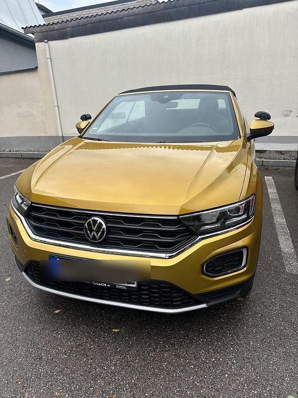 Gold Gebraucht 2021 VW T-Roc Cabriolet Cabrio | 20.000 € (Superpreis) - Bild 1/4