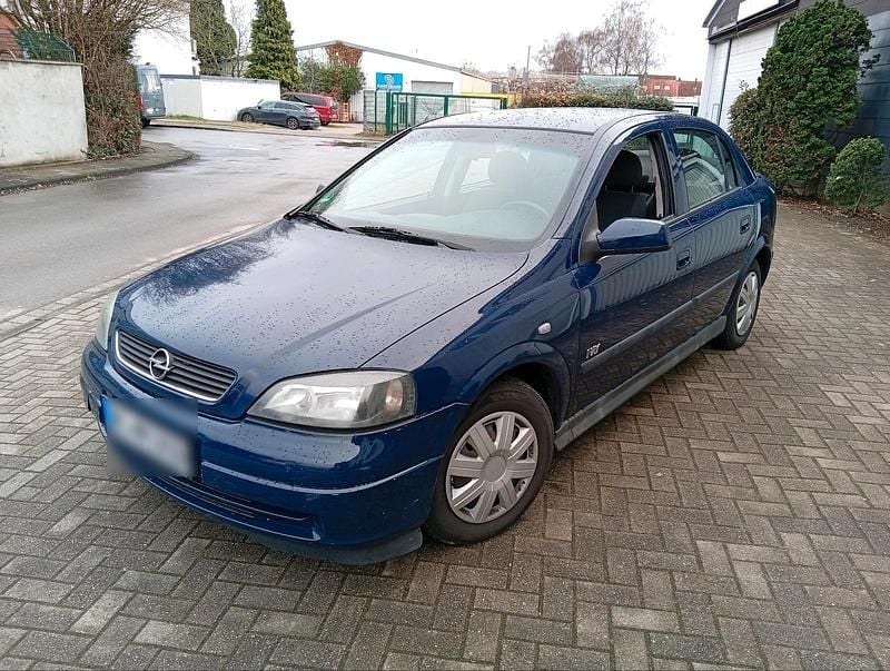 Blau Gebraucht 2003 Opel Astra Njoy Kleinwagen | 1.899 € (Fairer Preis) - Bild 1/4