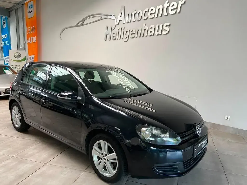 Gebraucht VW Golf VI Trendline 105 PS (77 kW) 2010 Schwarz Kleinwagen