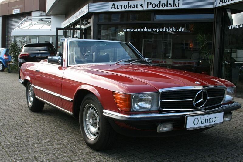 Rot Gebraucht 1979 Mercedes SL280 Classic Cabrio | 49.107 € - Bild 1/4
