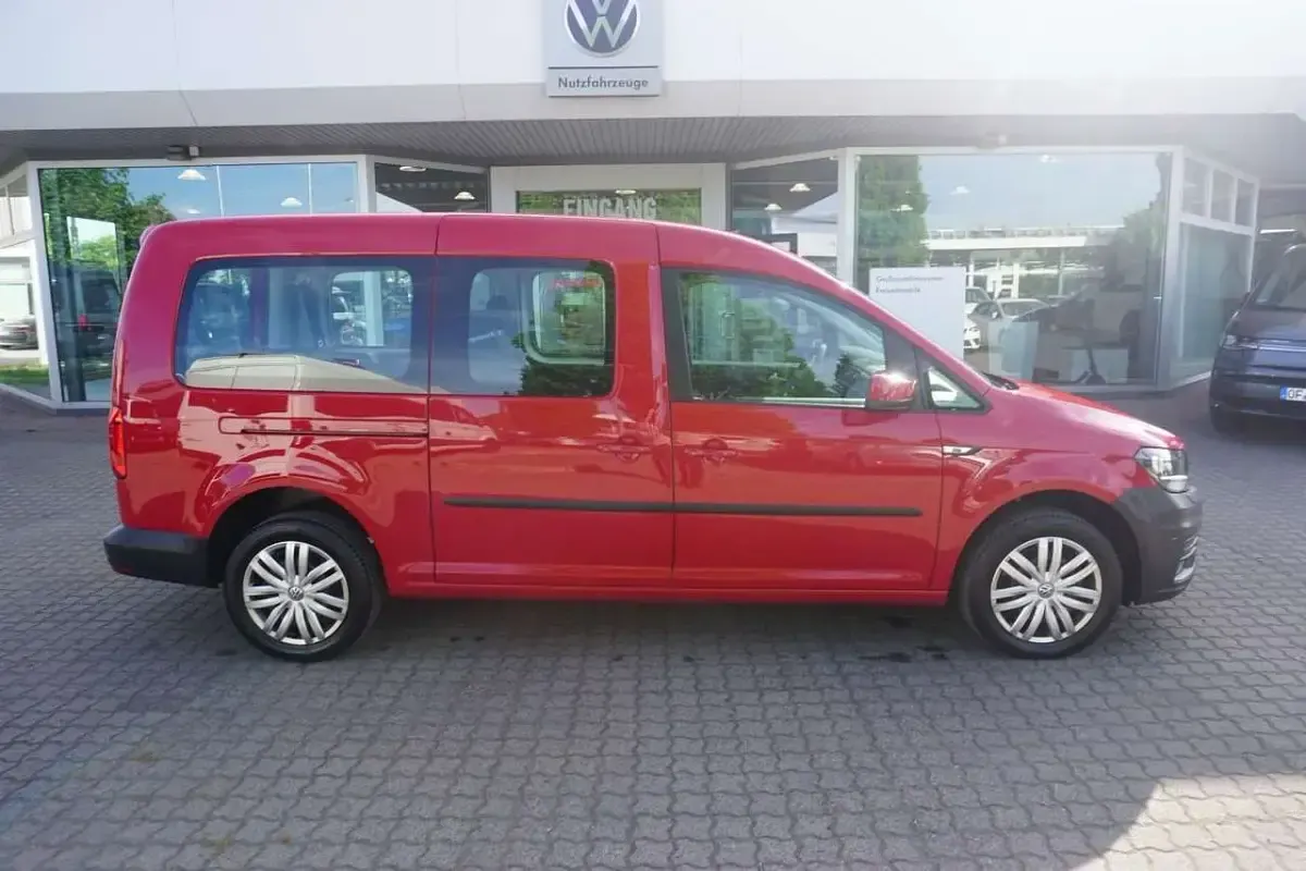Gebraucht VW Caddy 150 PS (110 kW) 2020 Kirschrot Van / Kleinbus
