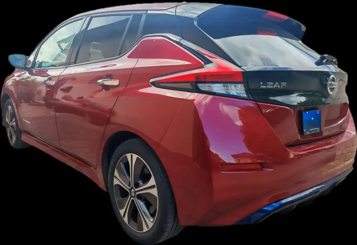 Brugt Nissan Leaf Tekna 110 kW (150 HK) 2020 Rød Hatchback