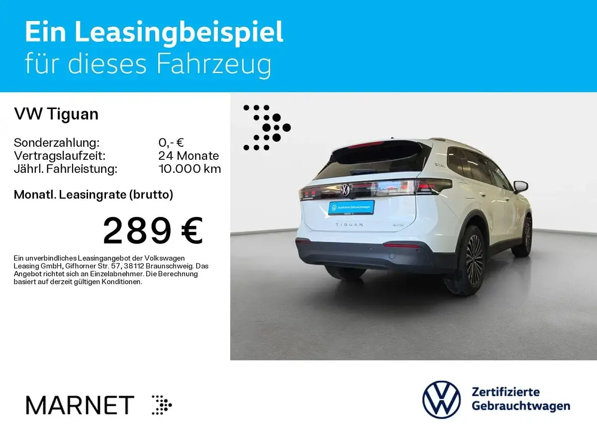 Gebraucht VW Tiguan Goal 150 PS (110 kW) 2025 Weiß SUV