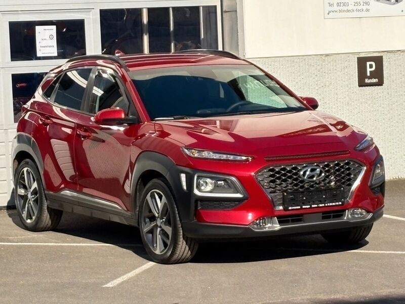 Rot Gebraucht 2019 Hyundai Kona Premium SUV | 16.950 € (Fairer Preis) - Bild 1/4