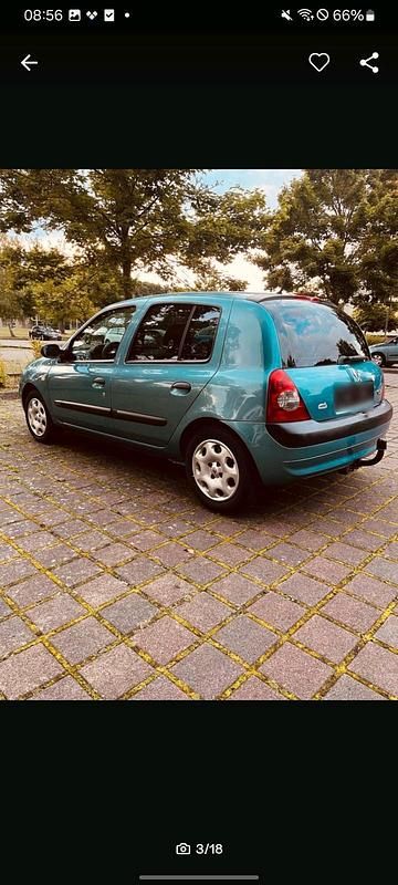 Gebraucht Renault Clio II 75 PS (55 kW) 2005 Grün Kleinwagen