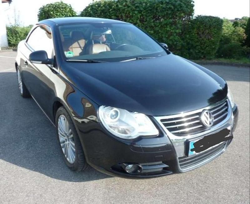 Schwarz Gebraucht 2008 VW Eos Edition Cabrio | 5.999 € (Fairer Preis) - Bild 1/4