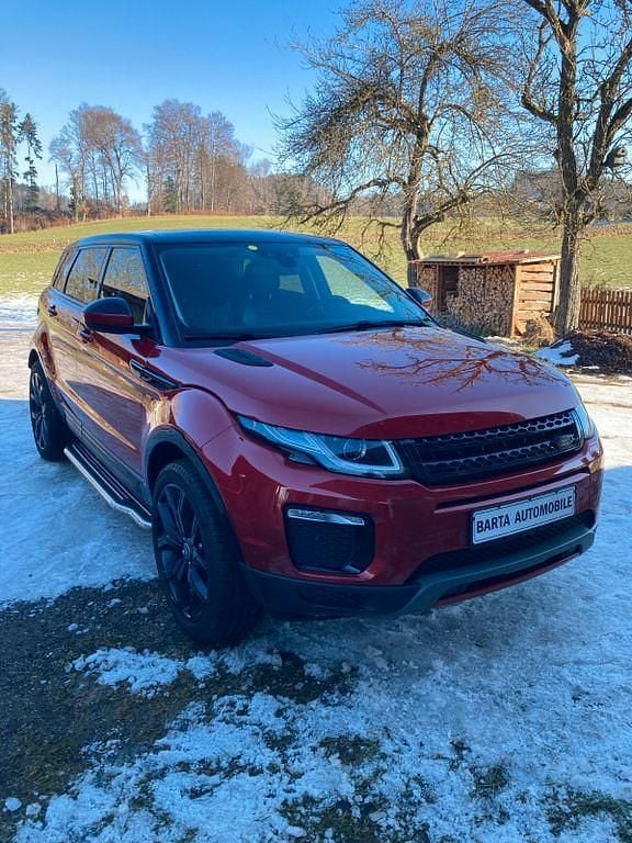 Firenza red Gebraucht 2018 Land Rover Range Rover evoque SUV | 19.990 € (Superpreis) - Bild 1/4