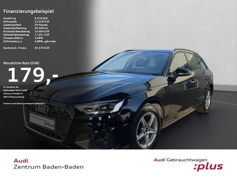 Brillantschwarz Gebraucht 2022 Audi A4 Comfort Kombi | 23.270 € (Guter Preis) - Bild 1/4