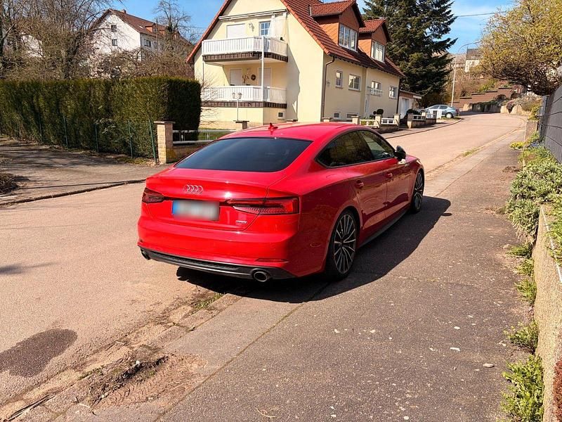 Second-hand Audi A5 S-Line 252 CP (185 kW) 2017 Roșu Coupe