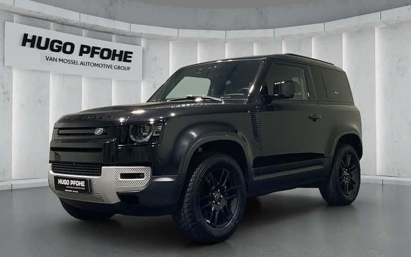 Santorini black Gebraucht 2021 Land Rover Defender Black Edition SUV | 53.490 € (Guter Preis) - Bild 1/4