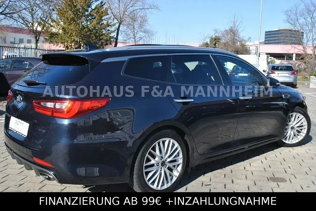 Gebraucht Kia Optima GT 245 PS (180 kW) 2017 Blau Kombi