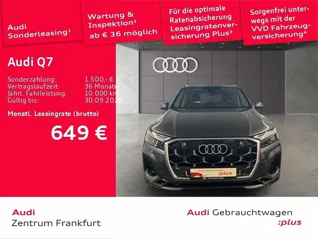 Gebraucht Audi Q7 S-Line 340 PS (250 kW) 2025 Daytonagrau perleffekt SUV