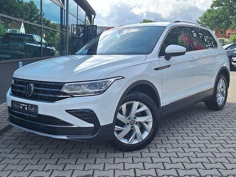 Weiß Gebraucht 2021 VW Tiguan Elegance SUV | 27.000 € (Guter Preis) - Bild 1/4