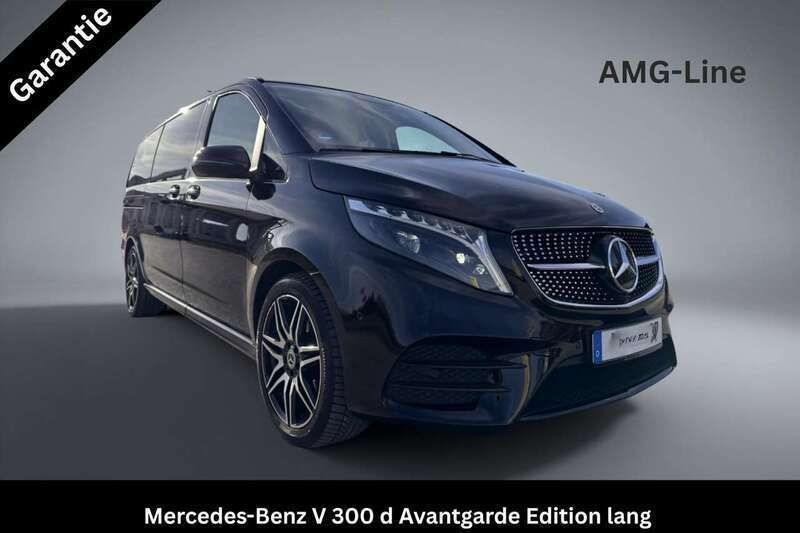 Schwarz Gebraucht 2023 Mercedes V300 Avantgarde Edition Van / Kleinbus | 67.650 € (Guter Preis) - Bild 1/4