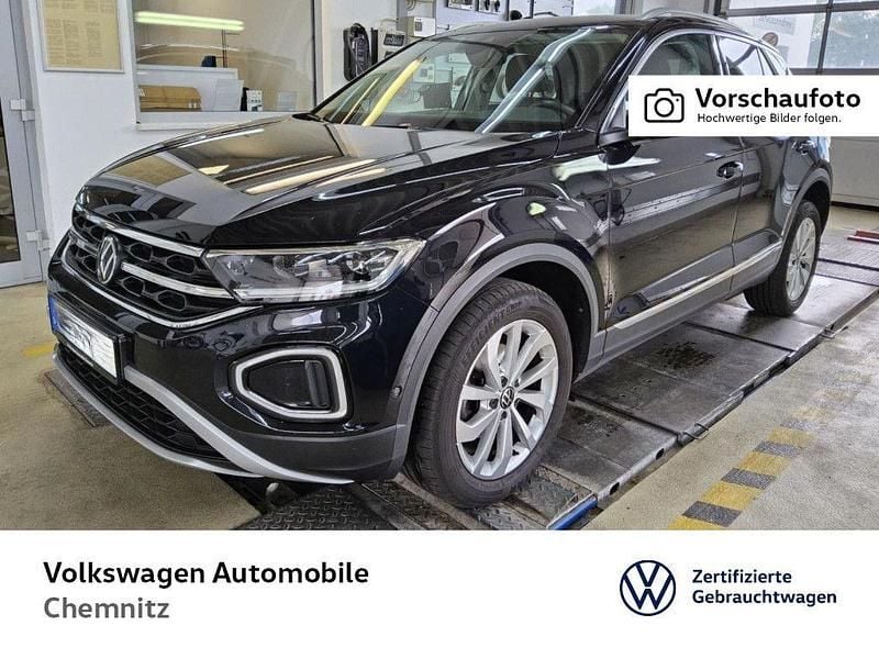 Schwarz Gebraucht 2022 VW T-Roc Style SUV | 24.930 € (Guter Preis) - Bild 1/4