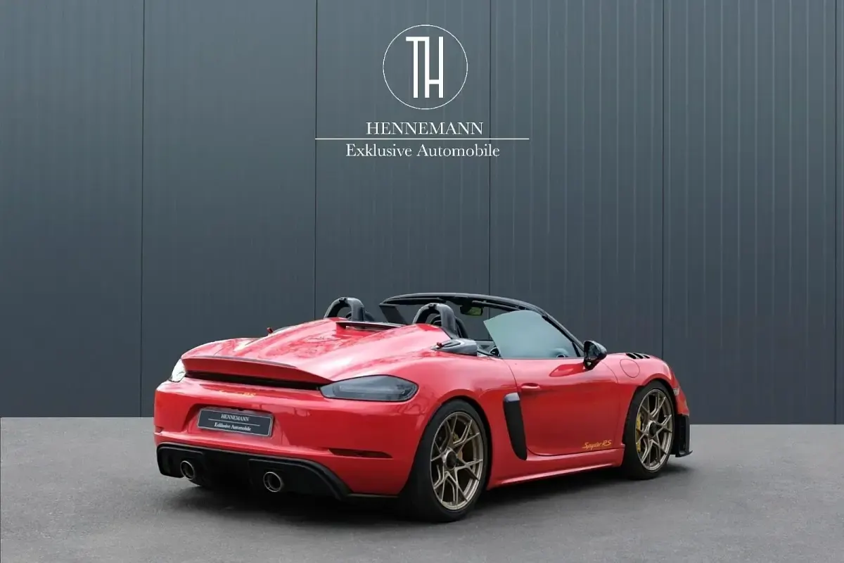 Gebraucht Porsche 718 Spyder RS 500 PS (367 kW) 2024 Rot Cabrio