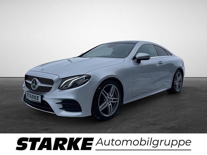 Gebraucht Mercedes E200 AMG line 184 PS (135 kW) 2018 Silber (iridiumsilber  metalliclack) Coupé