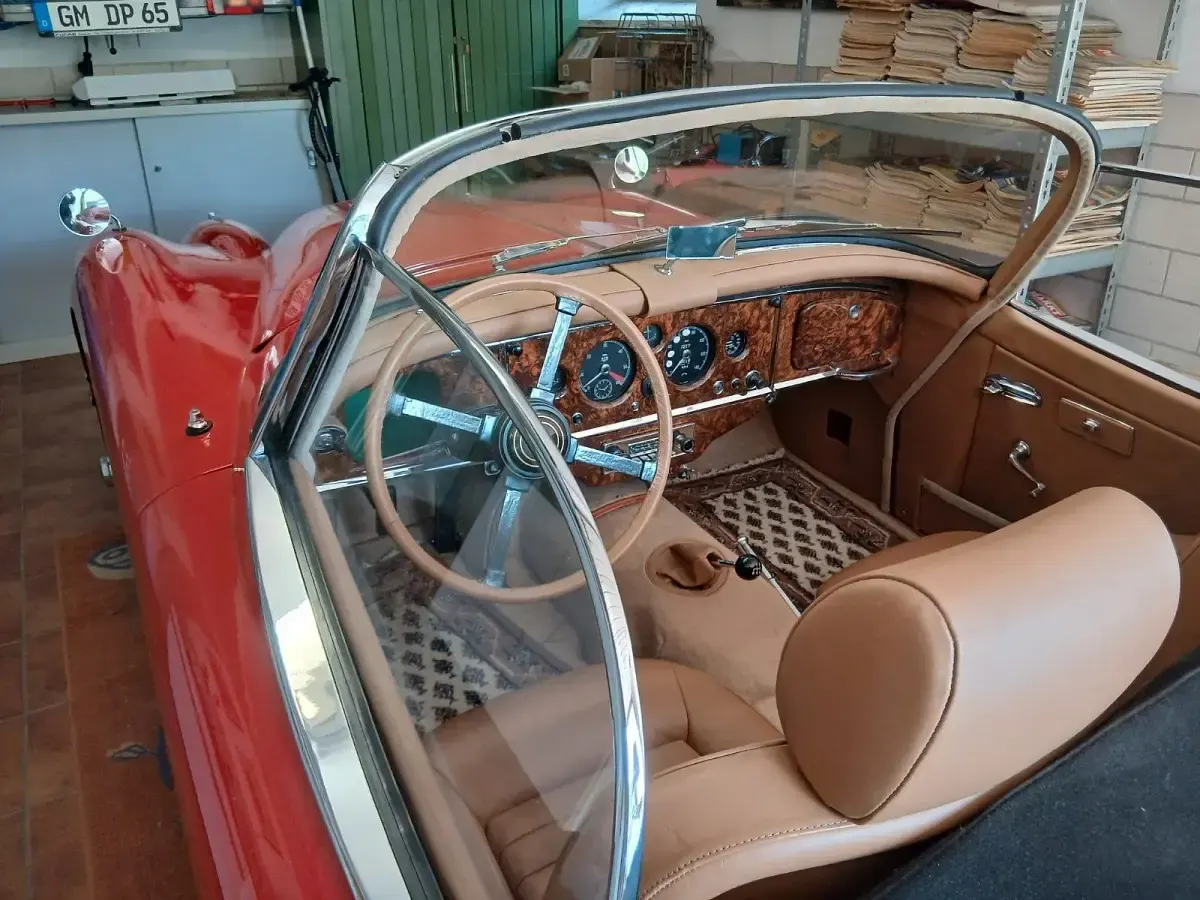 Gebraucht Jaguar XK 210 PS (154 kW) 1958 Rot Cabrio