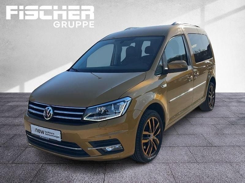 Gebraucht VW Caddy Highline 150 PS (110 kW) 2017 Gelb Van / Kleinbus