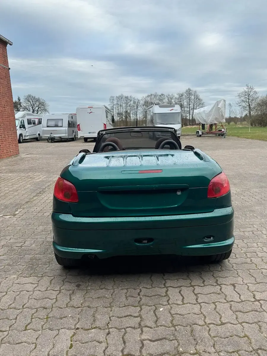 Używany Peugeot 206 110 KM (80 kW) 2006 Zielony Kabriolet