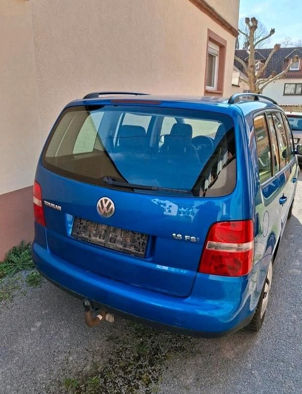 Gebraucht VW Touran 115 PS (84 kW) 2003 Blau Van / Kleinbus