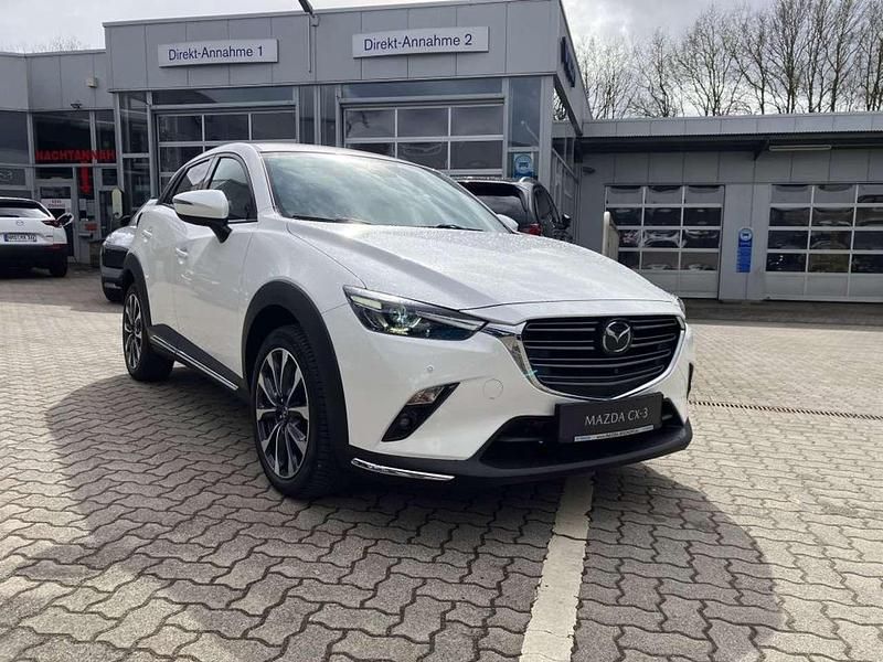 Gebraucht Mazda CX-3 Selection 121 PS (88 kW) 2021 Snowflake white pearl SUV