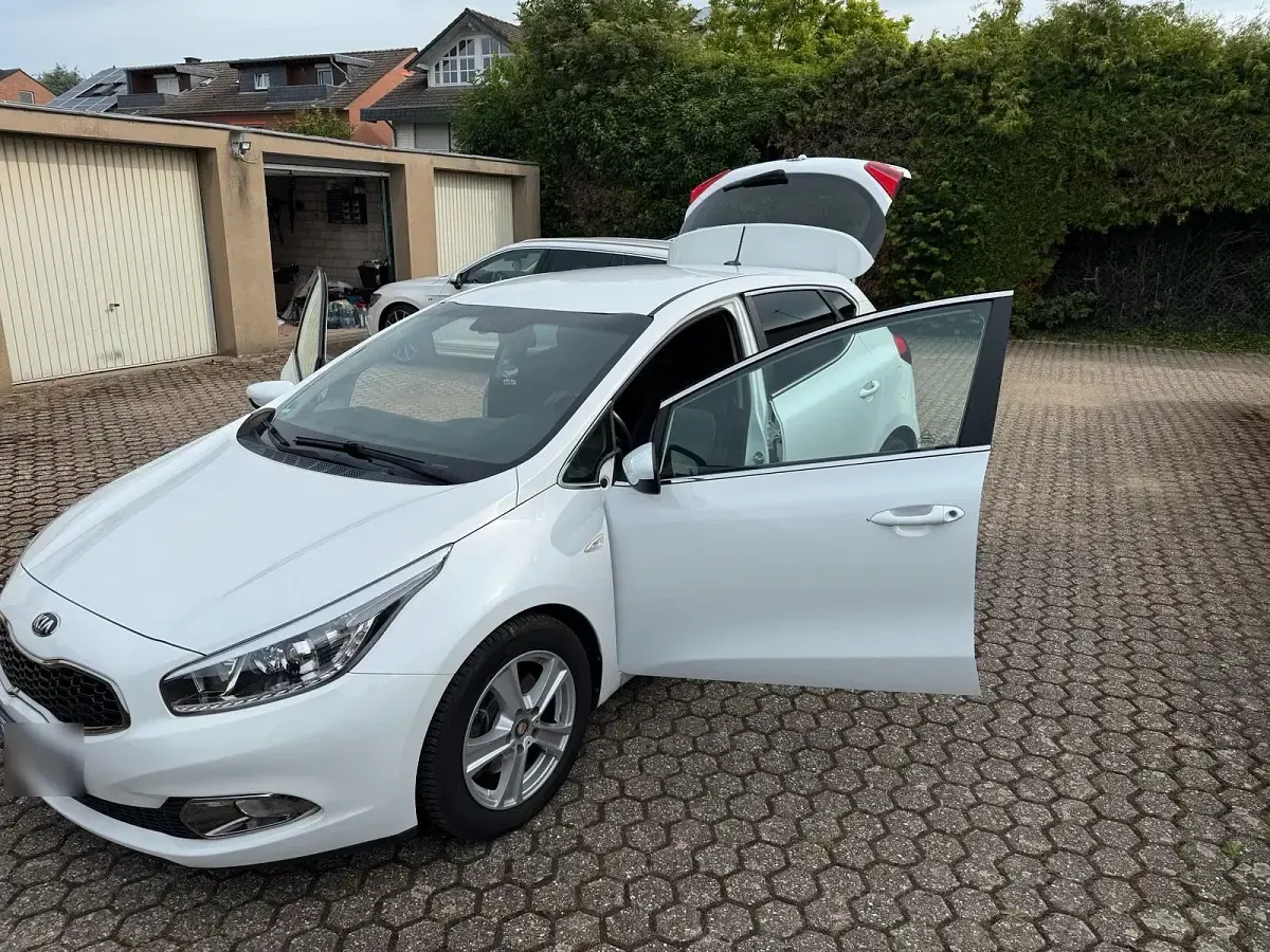 Gebraucht Kia Ceed 128 PS (94 kW) 2015 Weiß Kleinwagen