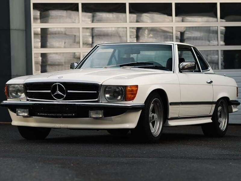 Weiß Gebraucht 1985 Mercedes SL500 AMG Cabrio | 39.950 € - Bild 1/4