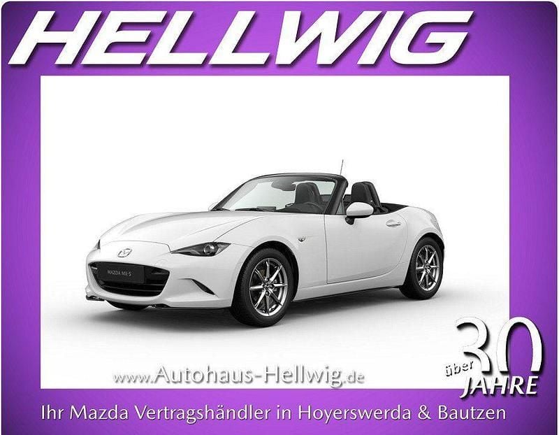 Neu Mazda MX5 Exclusive 132 PS (97 kW) 2026 Weiß Cabrio