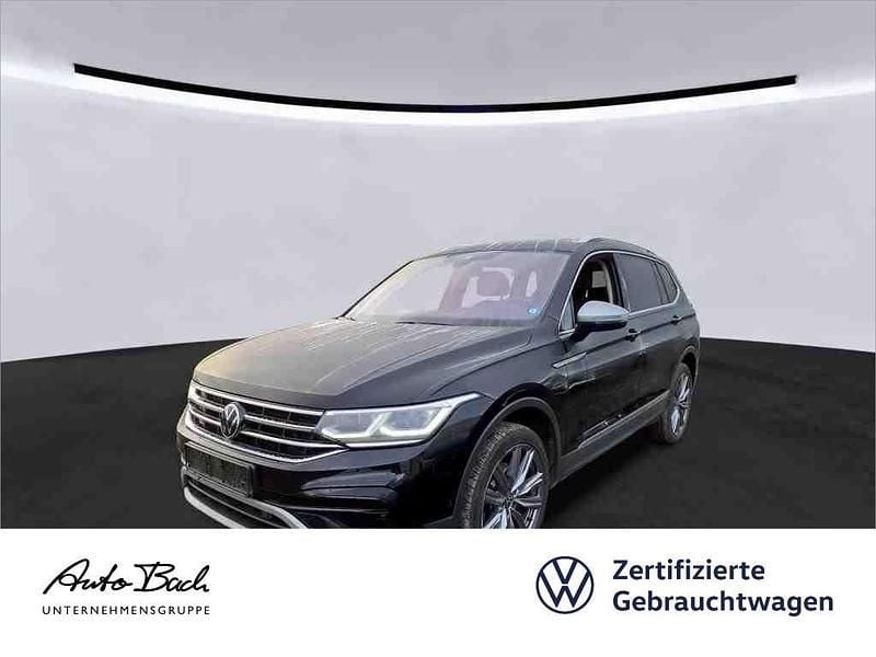 Deep black perleffekt Gebraucht 2022 VW Tiguan Allspace Elegance SUV | 29.980 € (Superpreis) - Bild 1/4