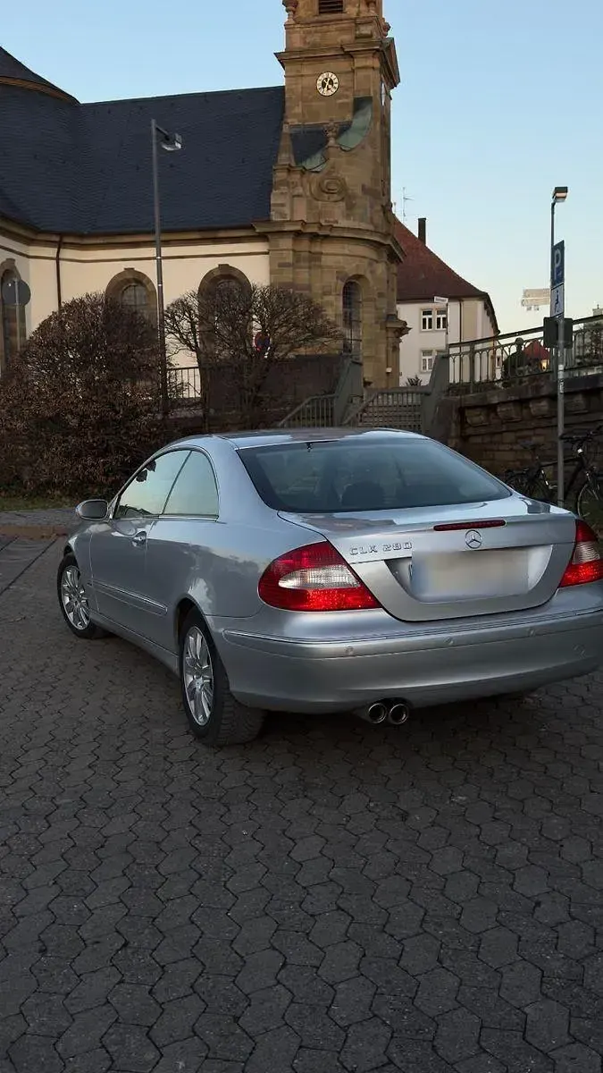 Usata Mercedes CLK280 Elegance 231 CV (169 kW) 2005 Argento Coupé