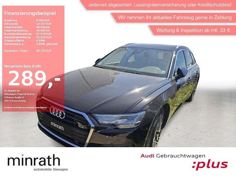 Mythosschwarz metallic Gebraucht 2022 Audi A6 Premium Kombi | 29.730 € (Guter Preis) - Bild 1/4