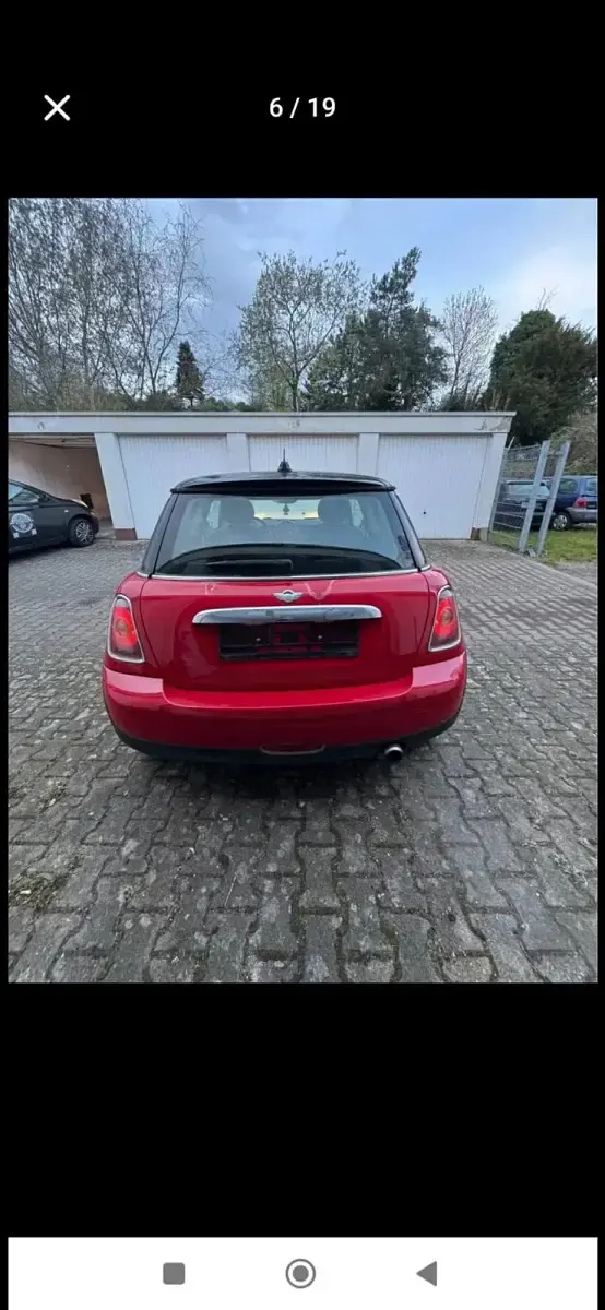 Brugt Mini Cooper 90 HK (66 kW) 2005 Rød Hatchback