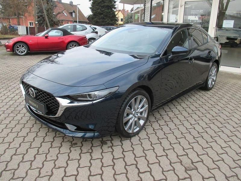 Neu Mazda 3 Exclusive-Line 140 PS (102 kW) 2026 Blau Limousine