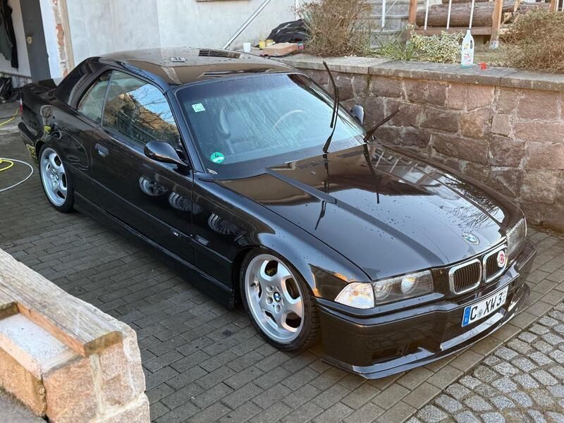 Schwarz Gebraucht 1999 BMW 320 Cabriolet M Sport Cabrio | 4.999 € - Bild 1/4