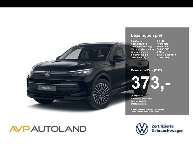 Schwarz Gebraucht 2025 VW Tiguan Goal SUV | 35.840 € (Superpreis) - Bild 1/4