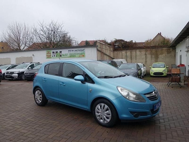 Gebraucht Opel Corsa Edition 87 PS (63 kW) 2010 Aquamarin mi2 Kleinwagen